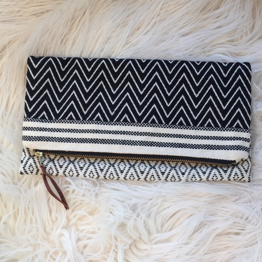 Tribe Alive Fold Over Reversible Clutch